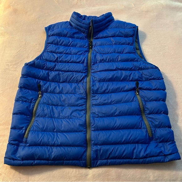 32 Degrees Other - 32 degrees blue packable down filled puffer vest size L zippered pockets